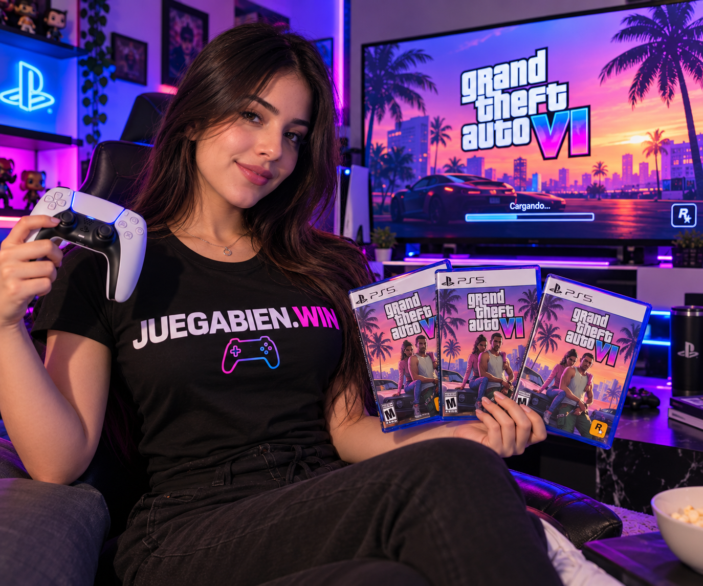 Gamer en campaña visual KINOX GAMING